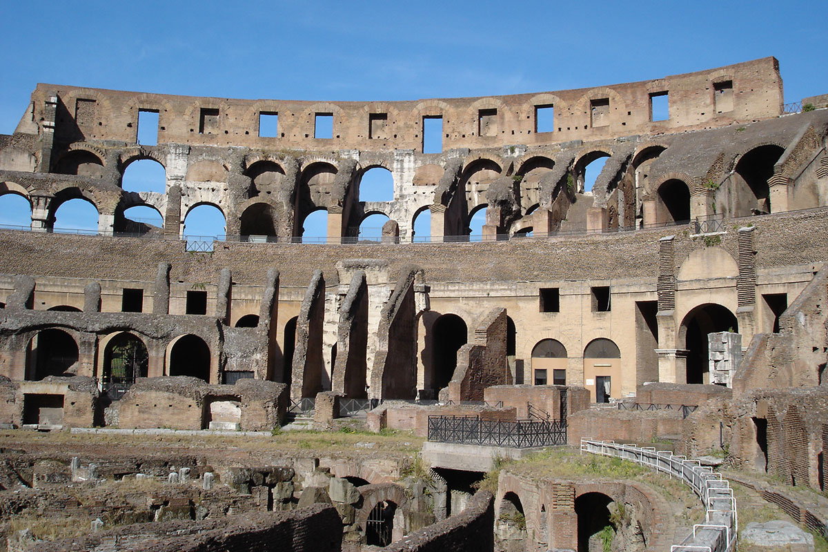 The Colosseum Amphitheatre, Rome, Italy