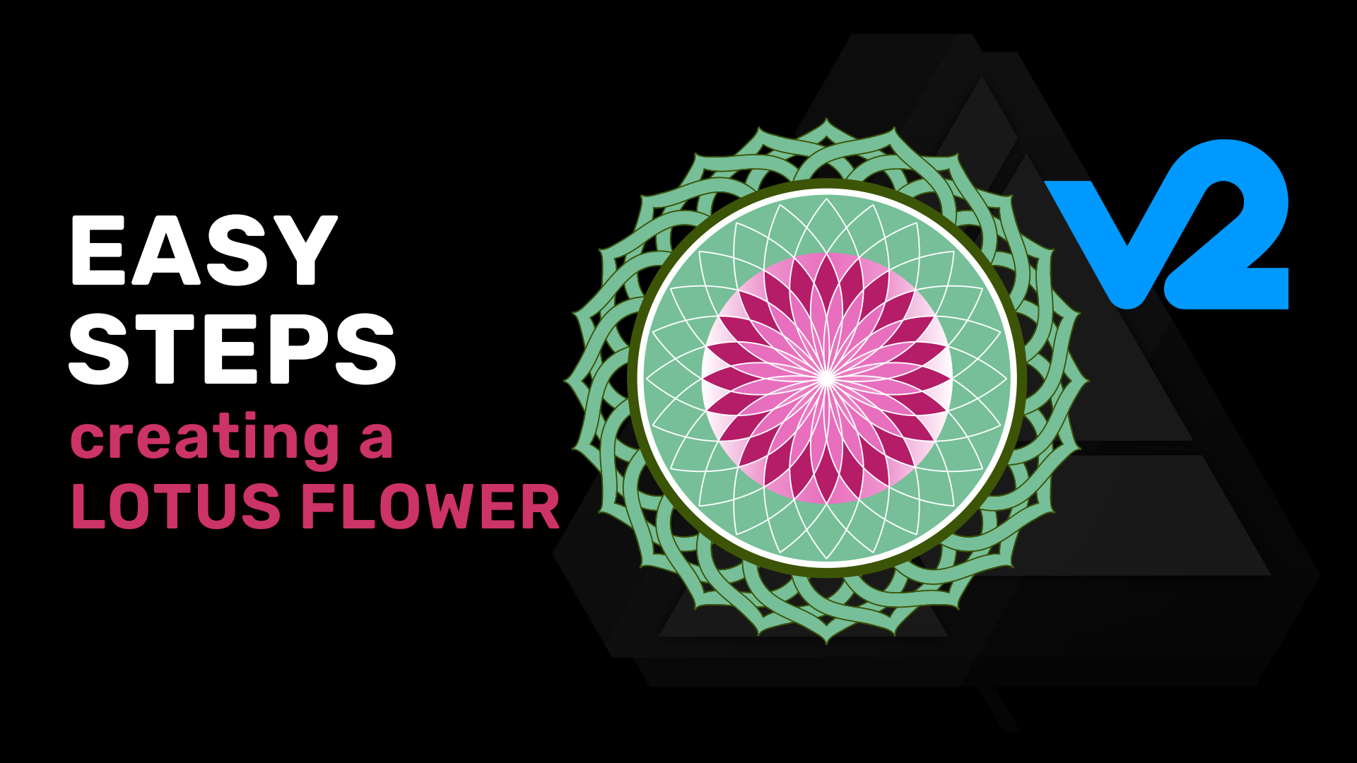 Affinity Designer Lotus Flower