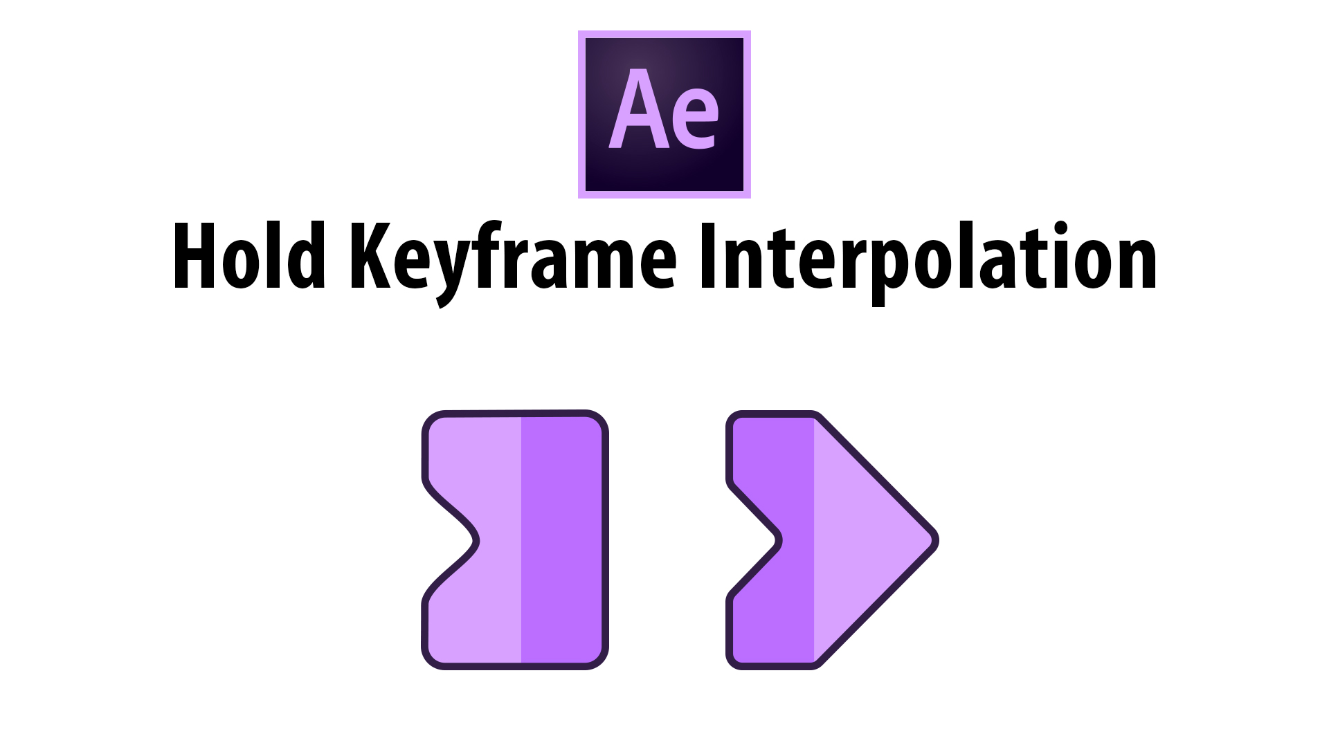 After Effects Hold Keyframe