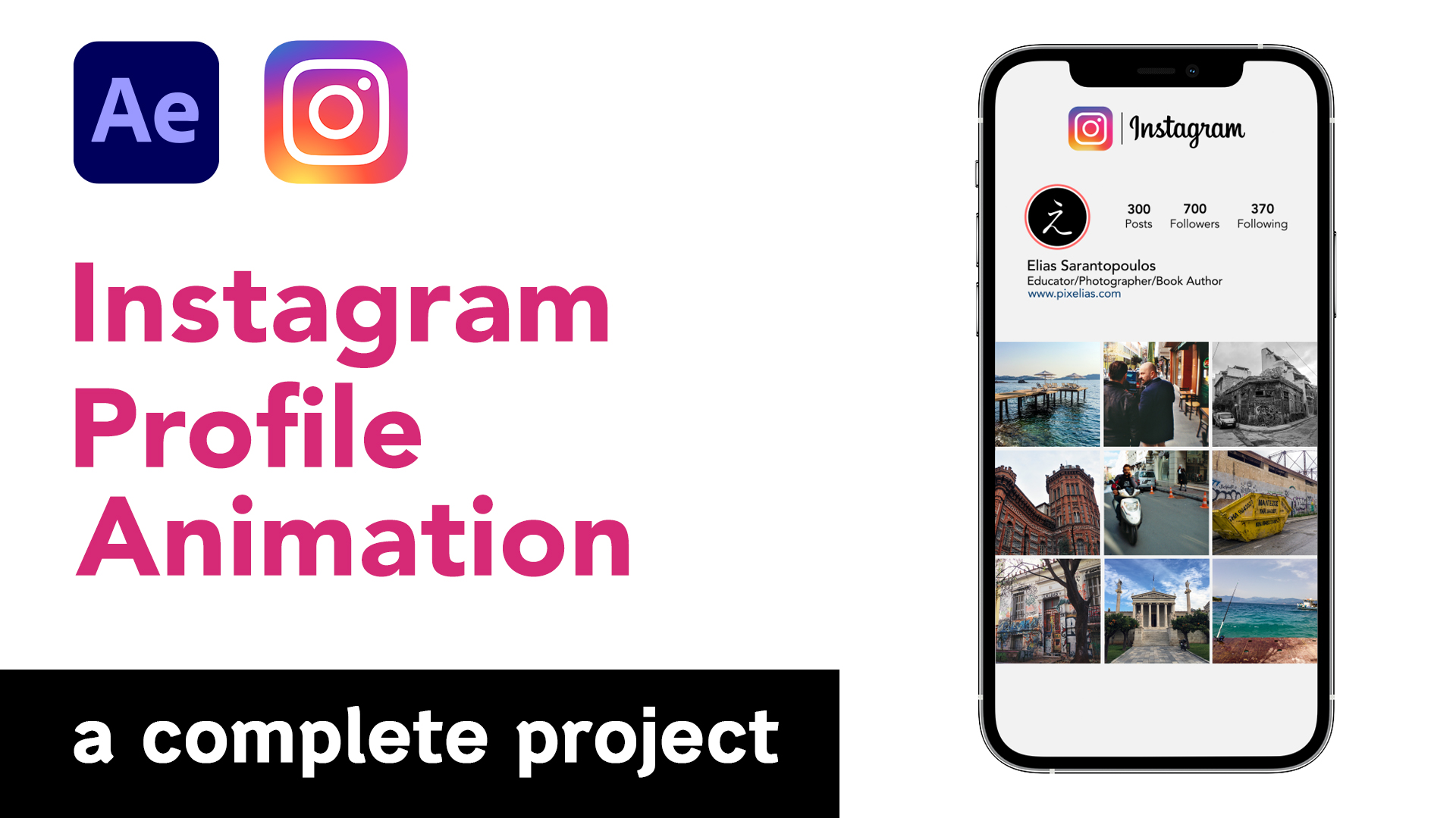 Instagram Profile Animation After Effects