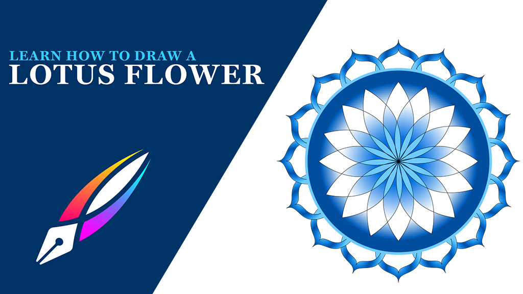 Create a Vector Lotus Flower in Vectornator
