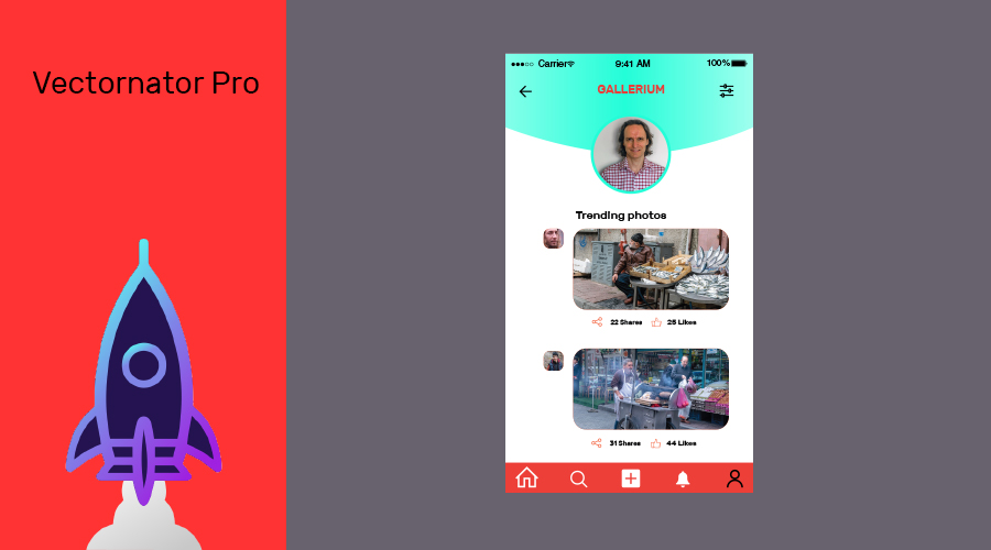 Vectornator Pro - Design A Mobile App UI